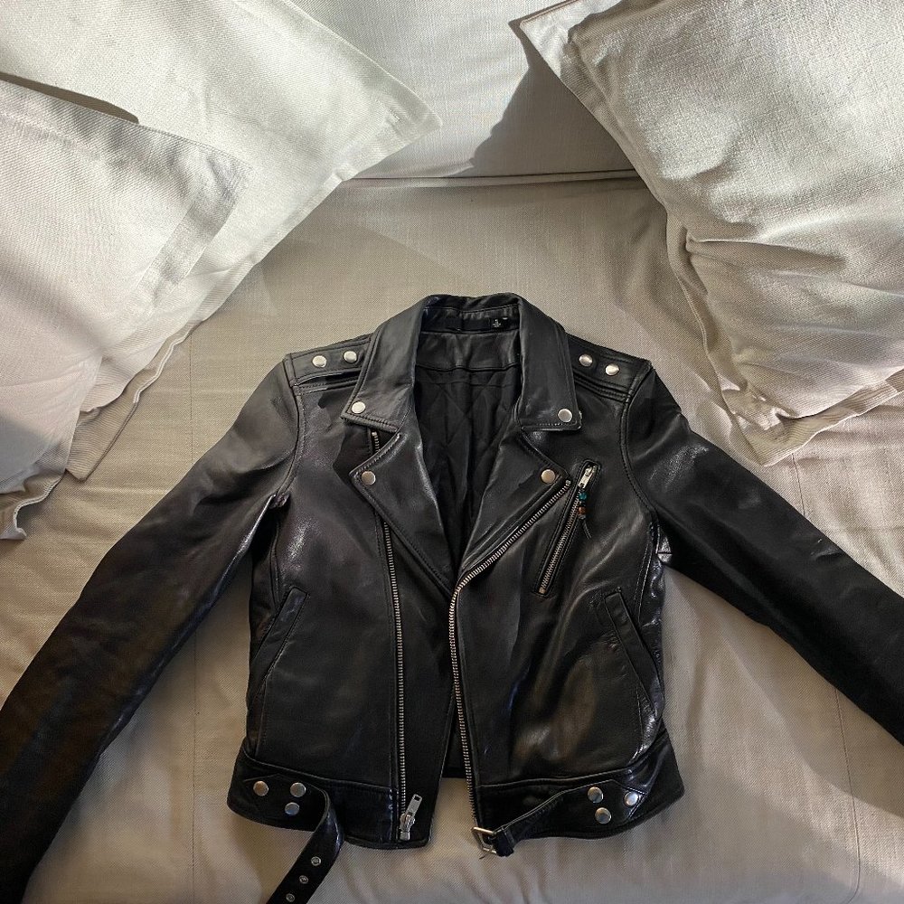 BLK Denim - Black Women's leather jacket